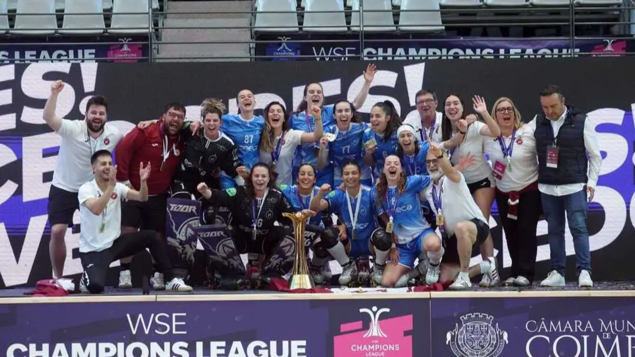 El Esneca Fraga levanta el t&iacute;tulo europeo. Fotograf&iacute;a: World Skate Europe