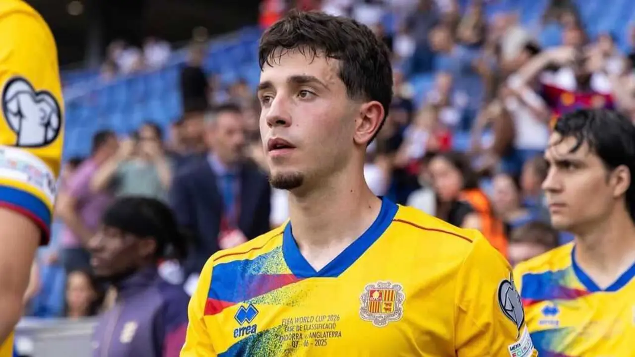 Ar&oacute;n Rodrigo es internacional absoluto con Andorra / IG @aronrodrigo_