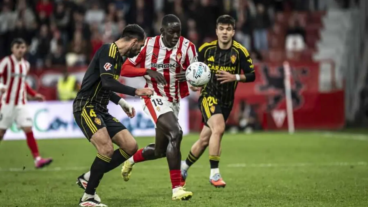 Imagen del Sporting de Gij&oacute;n - Real Zaragoza / LaLiga