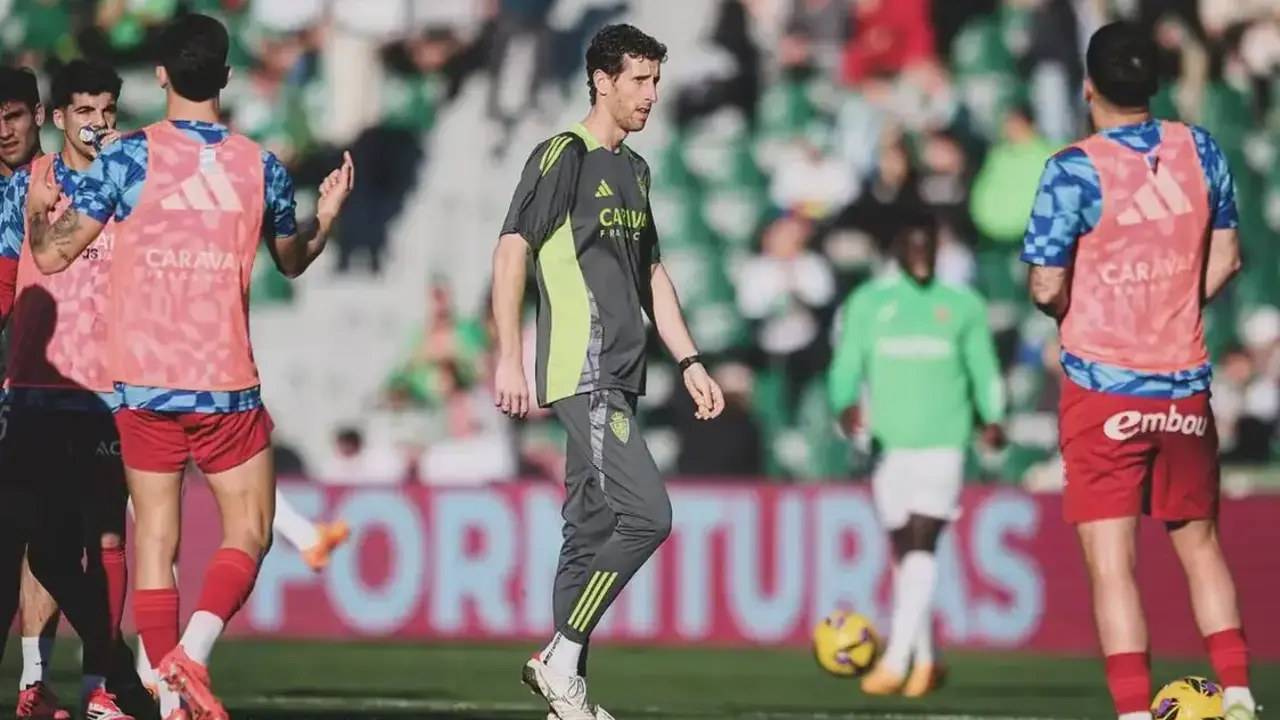 Be&ntilde;at Labaien durante su etapa en el Real Zaragoza