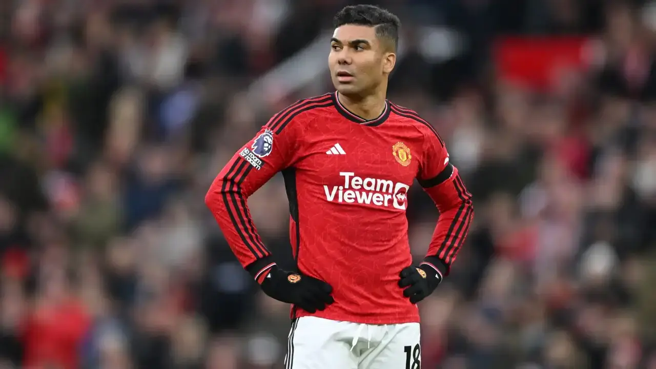 Casemiro en el Manchester United / Getty Images