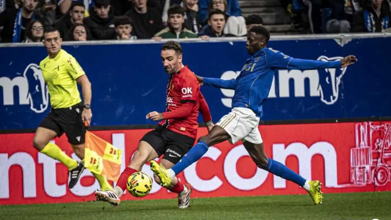 Imagen del Oviedo - Mallorca de la ida / LaLiga