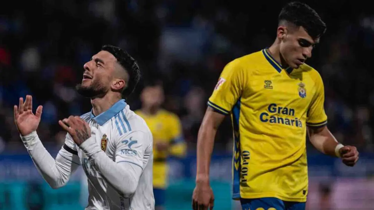 Real Zaragoza - Las Palmas / MARCOS CEBRI&Aacute;N