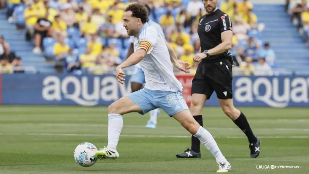 Keidi Bare en el partido entre la UD Las Palmas y el Real Zaragoza / LaLiga