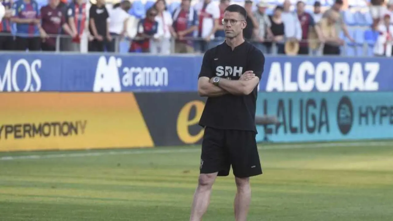 Dani Jim&eacute;nez, tras el descenso en El Alcoraz / LaLiga