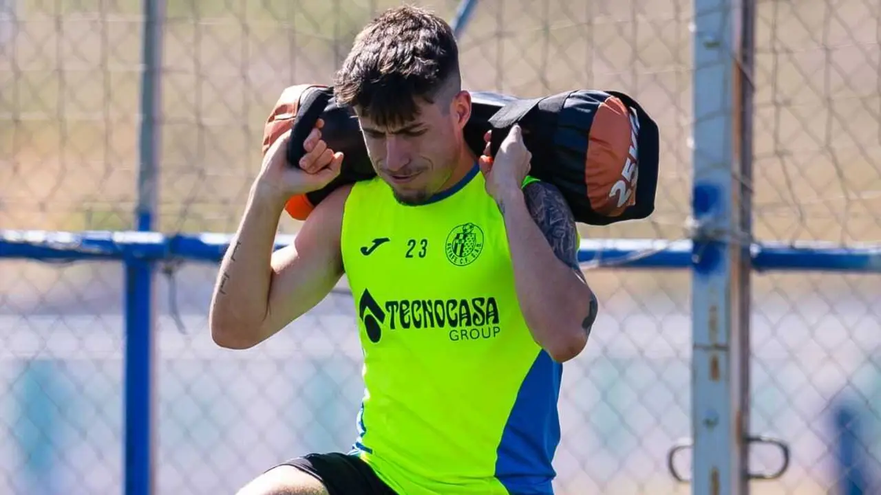 Adri&aacute;n Liso en el Getafe
