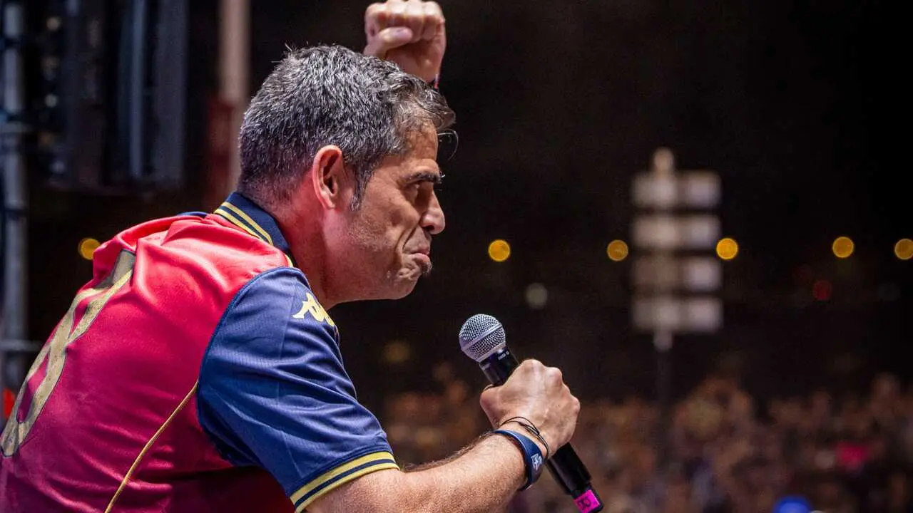Hidalgo celebra el ascenso coru&ntilde;&eacute;s a Primera Divisi&oacute;n / RC Deportivo