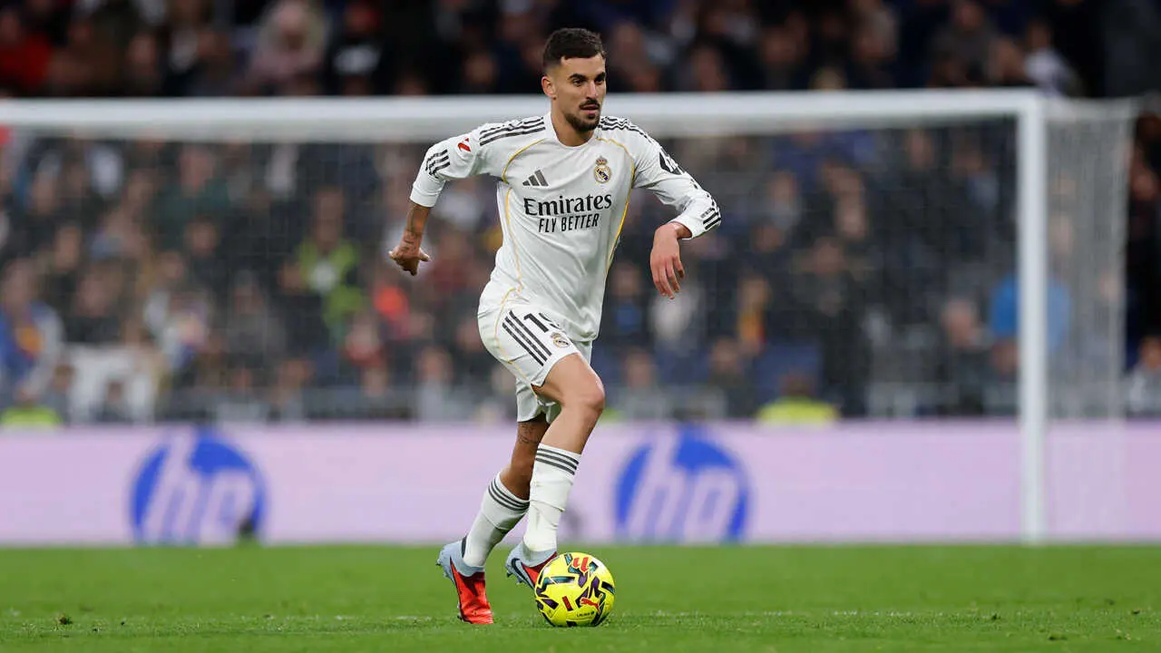 Dani Ceballos durante un partido con el Real Madrid / RM