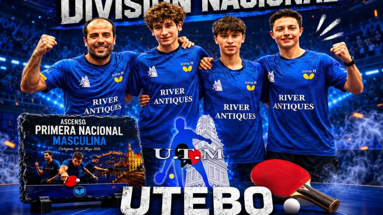 Jugadores del Utebo que han ascendido a Primera Divisi&oacute;n Nacional. Fotograf&iacute;a: Ayuntamiento de Utebo.