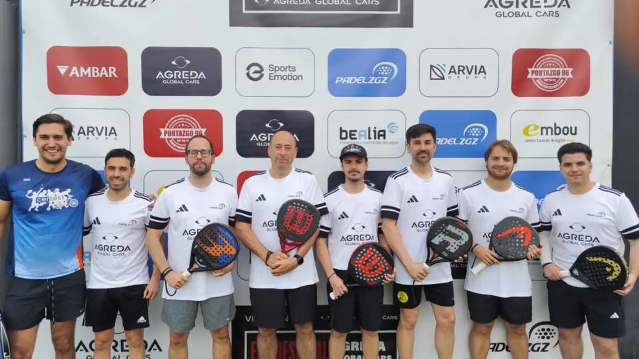 EN IM&Aacute;GENES |  Jornada Final del VIII Torneo Empresarial &Aacute;greda Global Cars 2026 de P&aacute;del Zaragoza