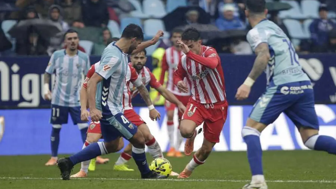 Imagen del M&aacute;laga - Almer&iacute;a de liga / LaLiga