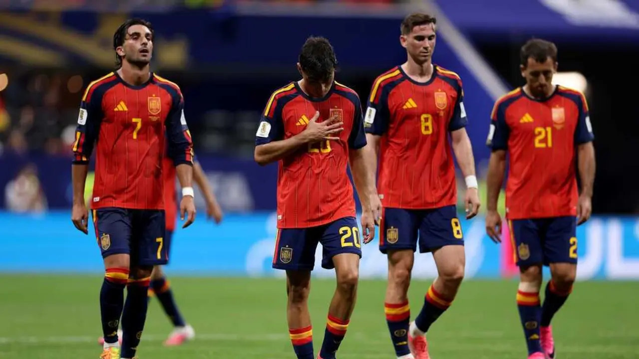 Jugadores de Espa&ntilde;a tras el partido ante Cabo Verde / FIFA
