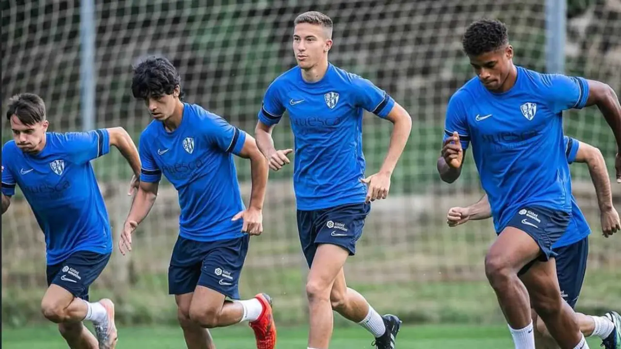 Canteranos azulgranas en 2021 / SD Huesca