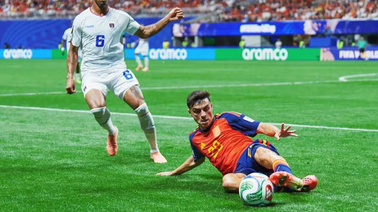 Pedri en el Espa&ntilde;a - Cabo Verde / RFEF