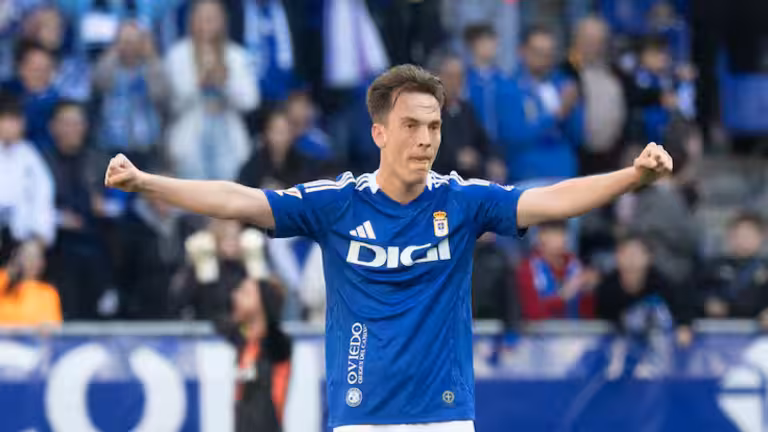 Paulino de la Fuente, en El Tartiere | Foto: Real Oviedo