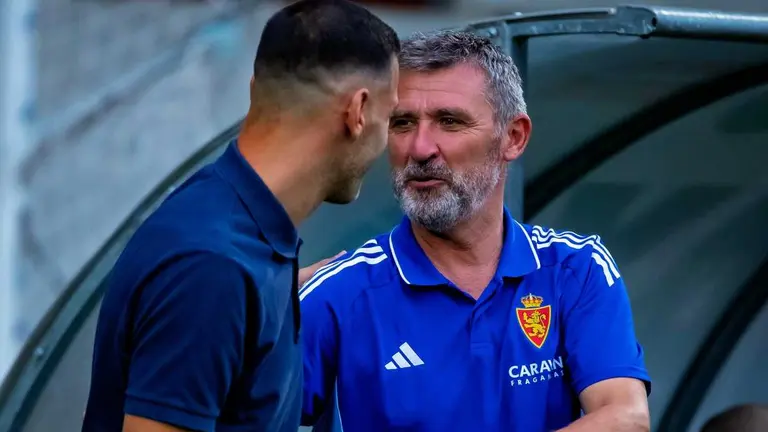 Emilio Larraz asume el primer equipo / Almudena Sope&ntilde;a (SPORT ARAG&Oacute;N)