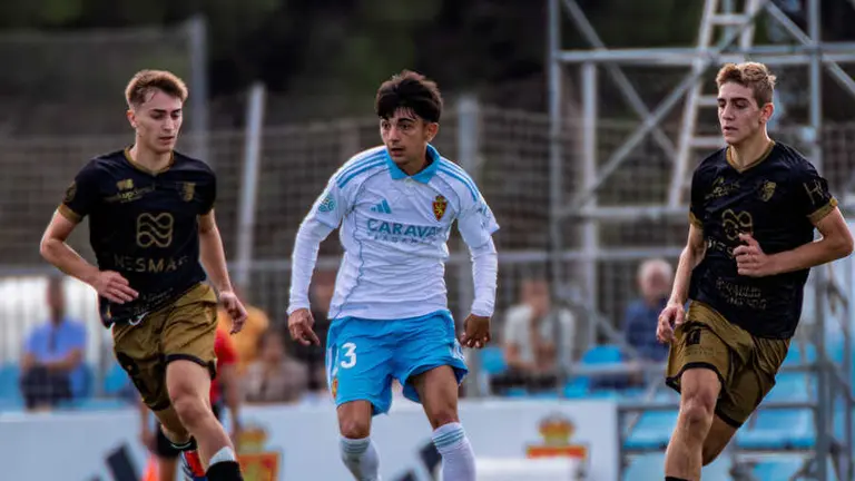Jaime Tobajas, en La Ciudad Deportiva / ALMUDENA SOPE&Ntilde;A (SPORTARAG&Oacute;N)