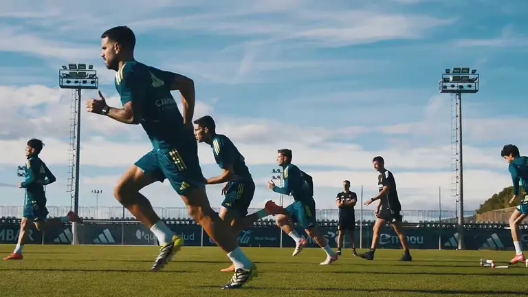 Una postal de entrenamiento / REAL ZARAGOZA