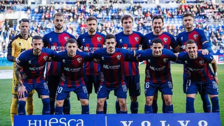 Alineaci&oacute;n de la SD Huesca ante el Sporting / SD Huesca