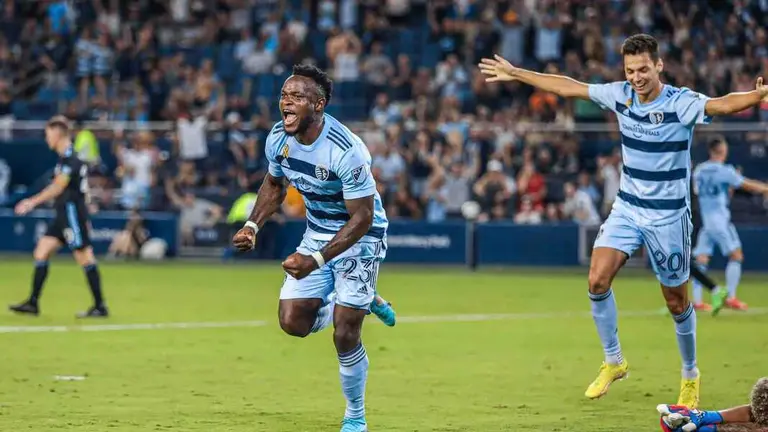 Willy Agada con el Sporting Kansas City / SKC
