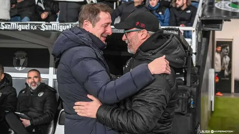 Jon P&eacute;rez Bolo junto a Ramis / LaLiga