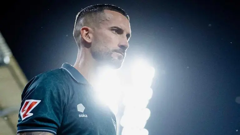 &Oacute;scar Sielva con la SD Huesca / LaLiga