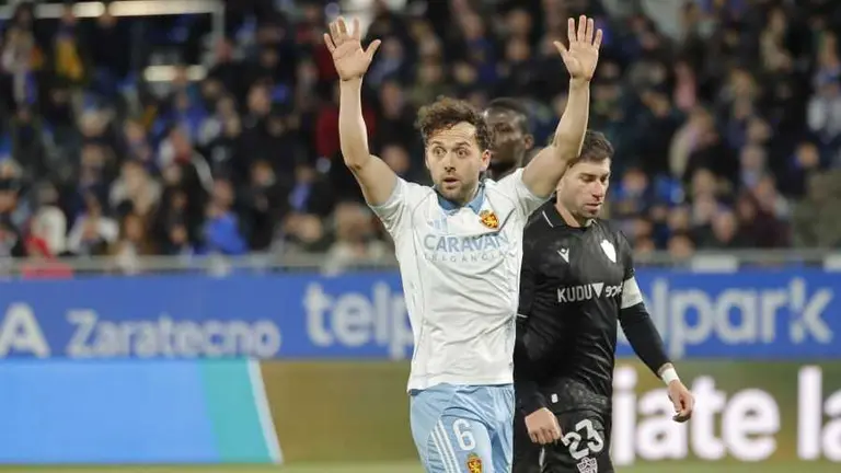 Keidi Bare en el Real Zaragoza - Almer&iacute;a / LaLiga