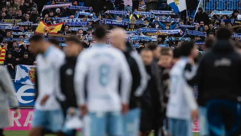 Real Zaragoza en el Ibercaja Estadio / MARCOS CEBRI&Aacute;N