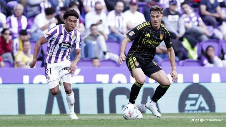 Dani G&oacute;mez y Ponceau en el Valladolid - Real Zaragoza / LaLiga