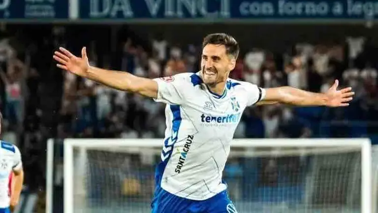 Jes&uacute;s de Miguel con el Tenerife / CD TENERIFE