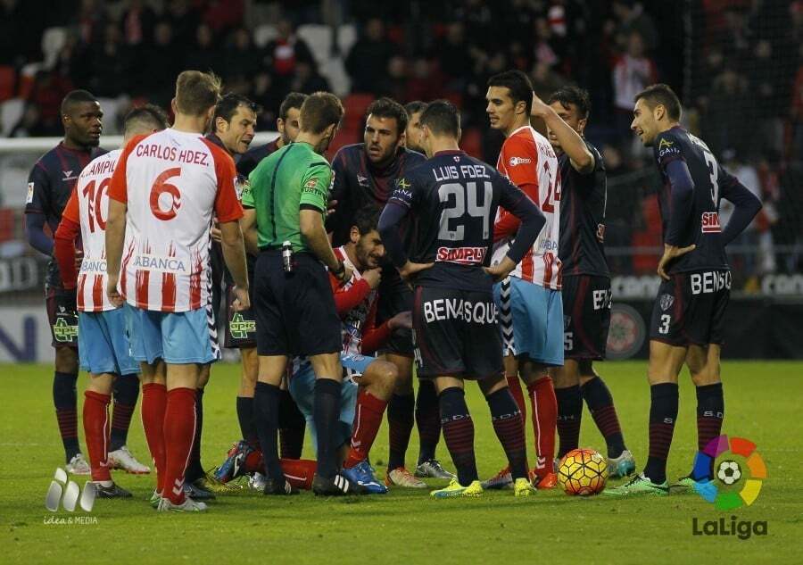 El Huesca empató (1-1) en Lugo | Foto: LFP