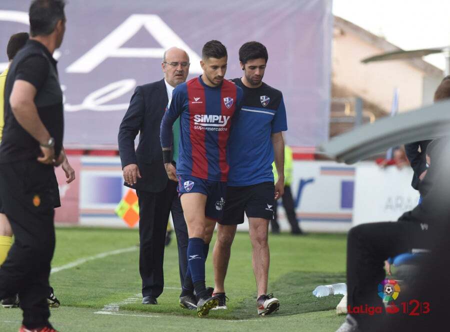 Vadillo se retiró del campo en el '11 dando entrada a Alexander González | Foto: La Liga