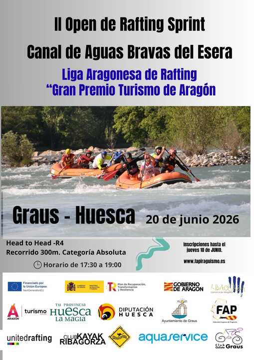 Cartel informativo del Campeonato de España. Fotografía: FAP.