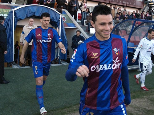 Rubén Castro con el Huesca