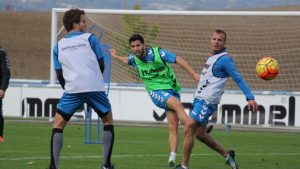 Imagen durante un entrenamieto en Ibaia | Foto: Deportivo Alavés