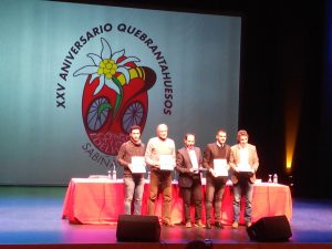 De izda a dcha: Joseba Beloki, Javier Moracho, José Luis Rodrigo, Javier Moracho y Fernando Escartín | Foto: Sonia Lacasta