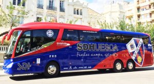 El Huesca se desplazará en autobús | Foto: rasterdigital.net
