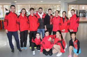 Imagen de los/as patinadores/as del CH Jaca | Foto: CH Jaca