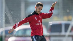 Roberto Torres entrenando con Osasuna | Foto: MARCA