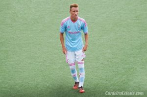 Yelko Pino con la camiseta del Celta | Foto: Canteiraceleste.com