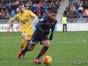 Machís en el partido frente al Girona | Foto: C.Pascual