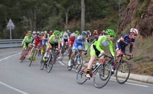 Imagen durante la prueba ciclista | Foto: CC Barbastro