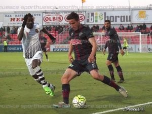 Christian Fernández ante el Mallorca | Foto: C.Pascual