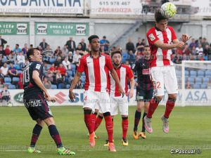 El Bilbao Athletic en El Alcoraz|Foto: C. Pascual