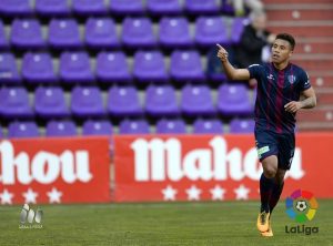 Machís celebra su gol en Valladolid | Foto: LFP