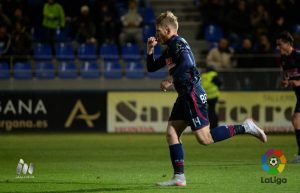 Samu celebra su gol al Mallorca | Foto: LFP