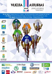Cartel oficial Vuelta a Asturias 2016