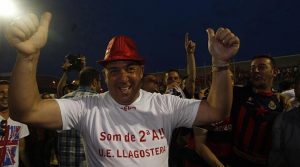 Alsina celebra el ascenso del Llagostera a Segunda | Foto: Marca