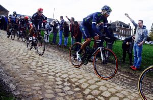 Jorge Arcas en la Paris-Roubaix | Foto: Jorge Arcas Facebook