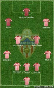 Once de Oro de la UD Almería | Foto: footballuser.com